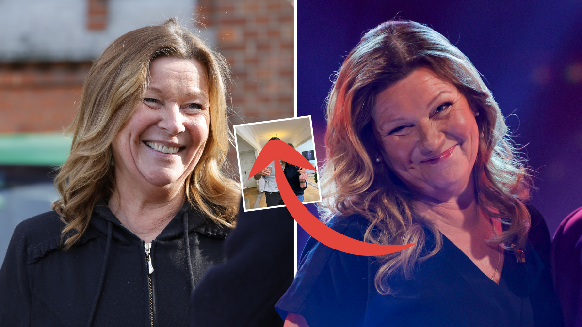Lotta Engberg visar upp relationen till Samir Badran