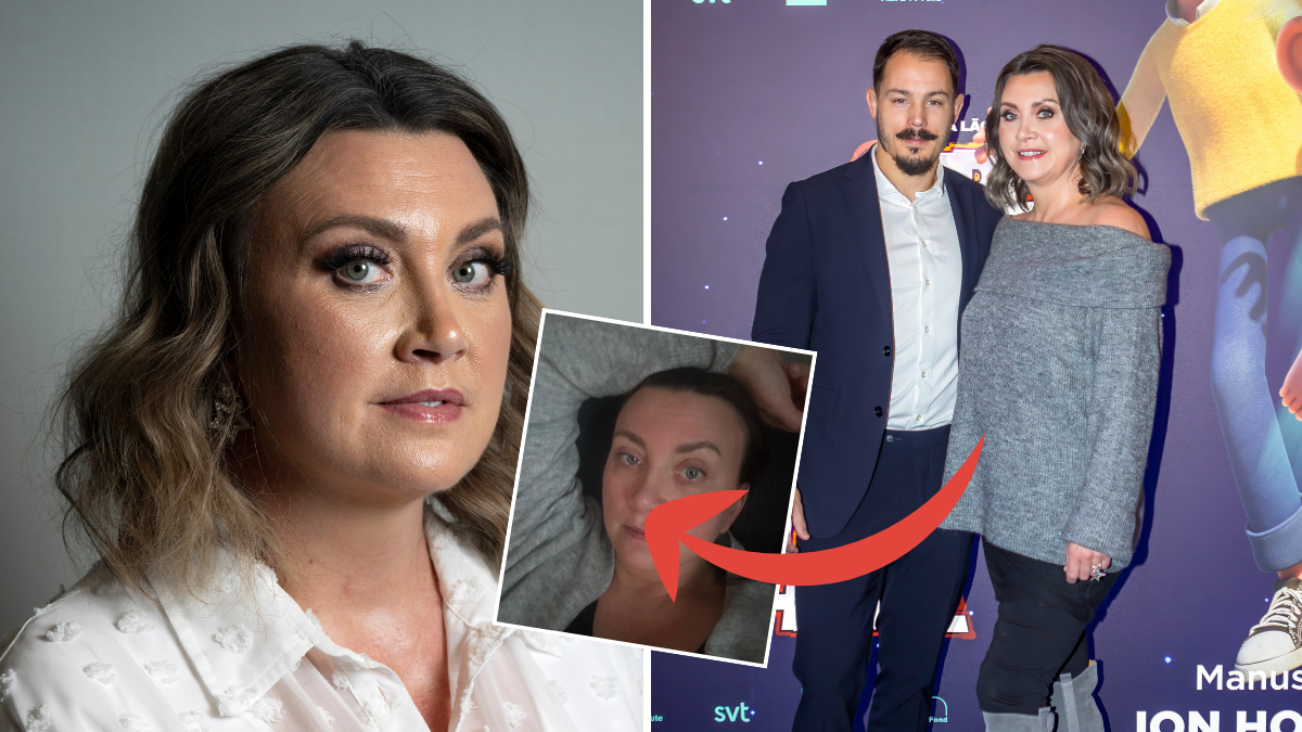 Camilla Läckberg mår inte bra. 