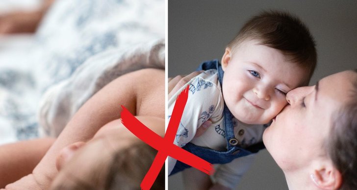 Baby, Mamma, Gravid, Barn