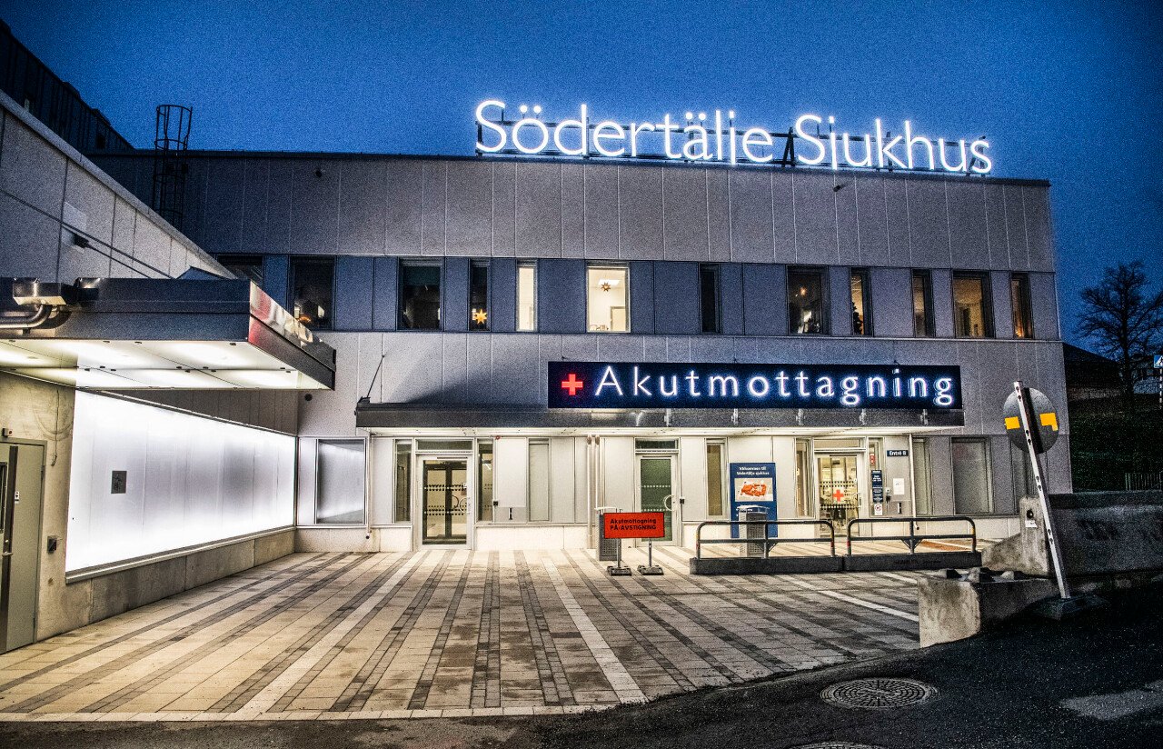 Södertälje sjukhus går upp i stabsläge.