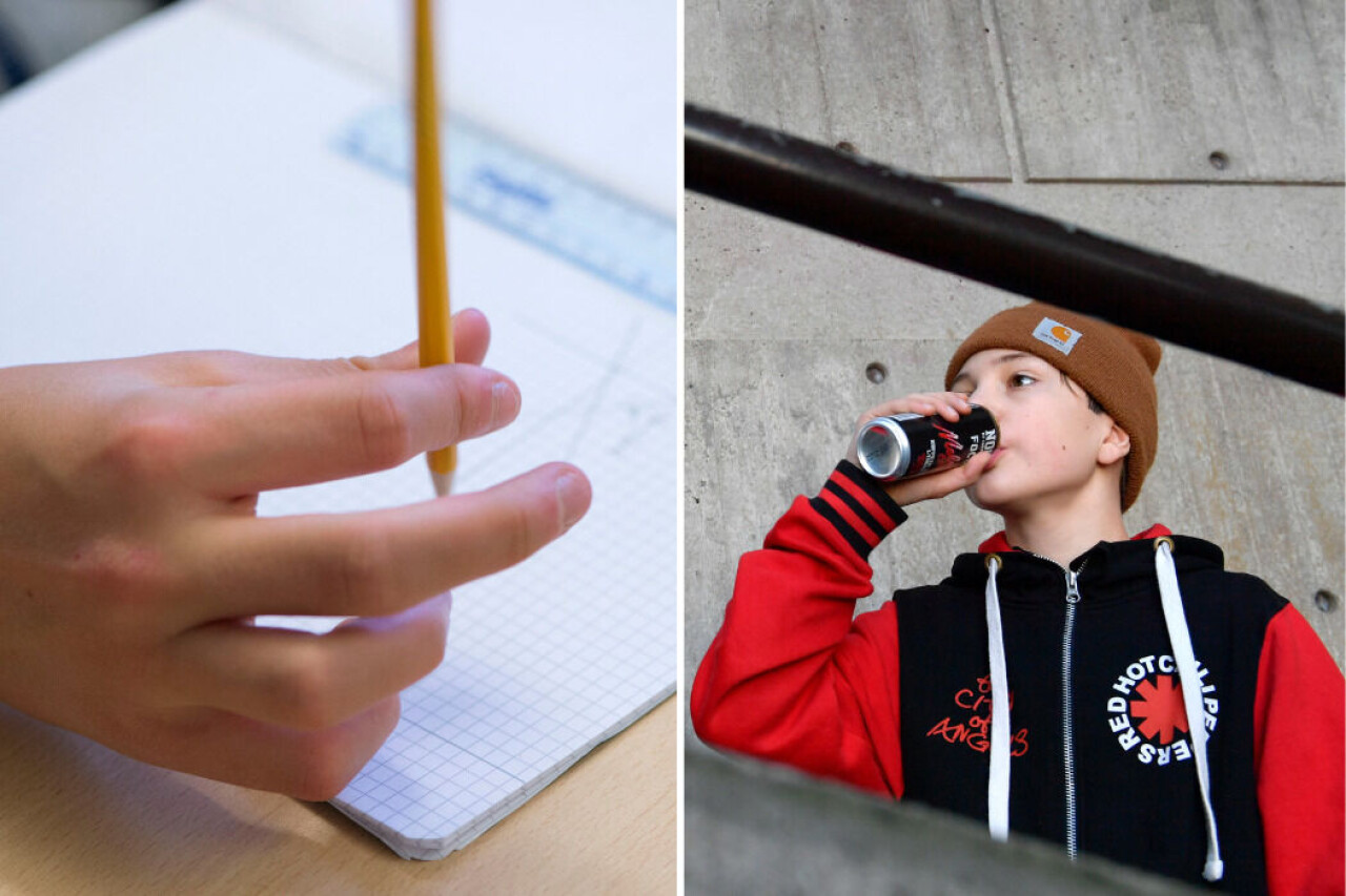 En skola i Ulricehamn förbjuder energidryck.