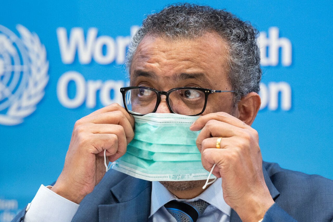 Tedros Adhanom Ghebreyesus, generaldirektör på Världshälsoorganisationen (WHO)