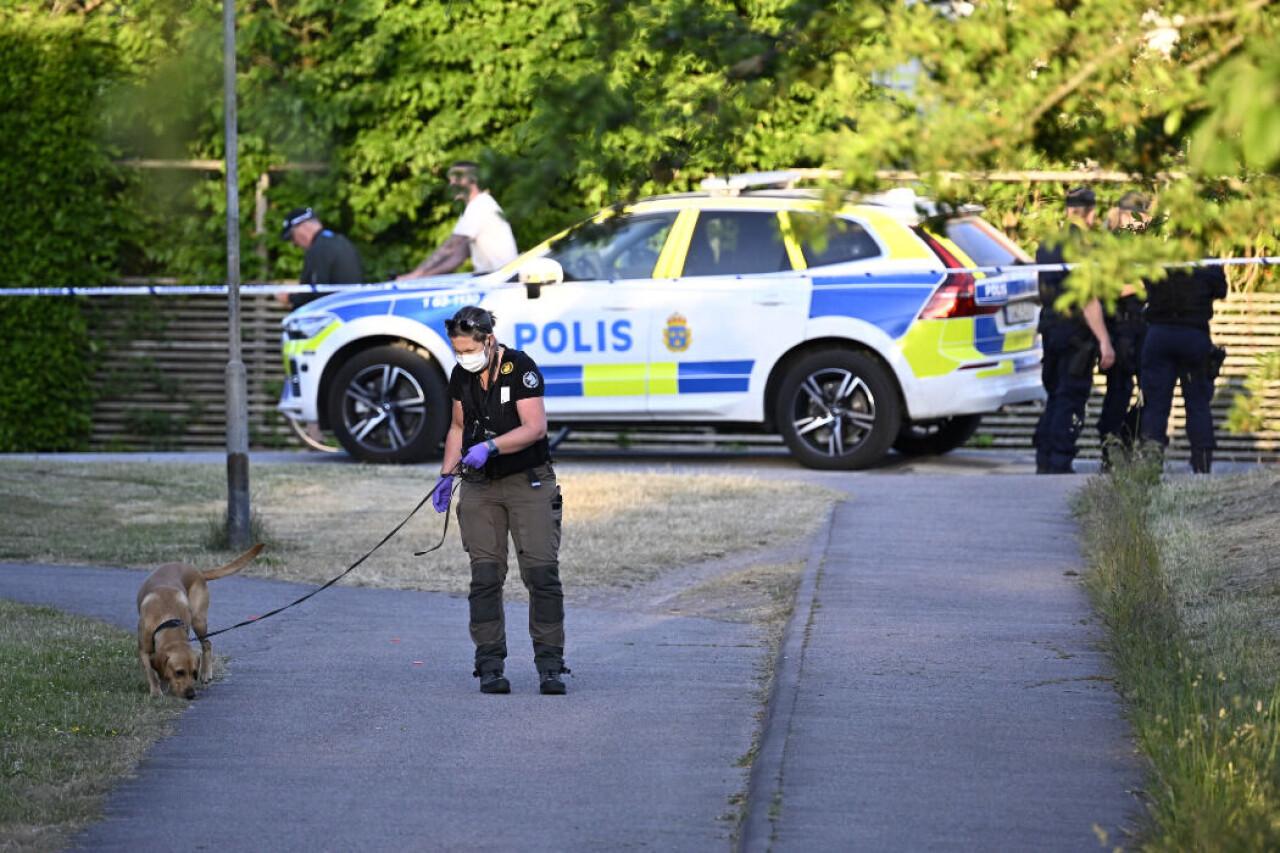 Gång- och cykelvägen i Ängelholm där flickan attackerades.