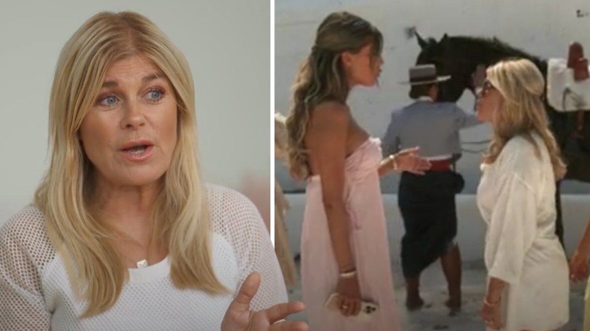 Pernilla Wahlgren rasar på Benjamin och Bianca